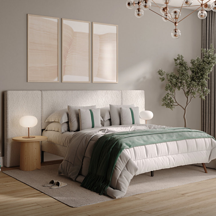 Wayfair cream bed sales